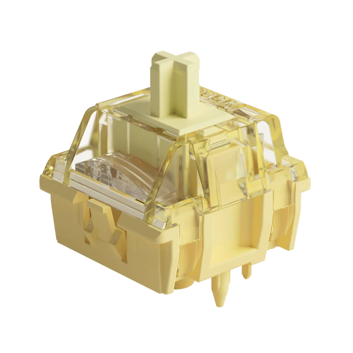 Akko V5 Cream Yellow Pro スイッチ 45pcs メカニカル キーボード用