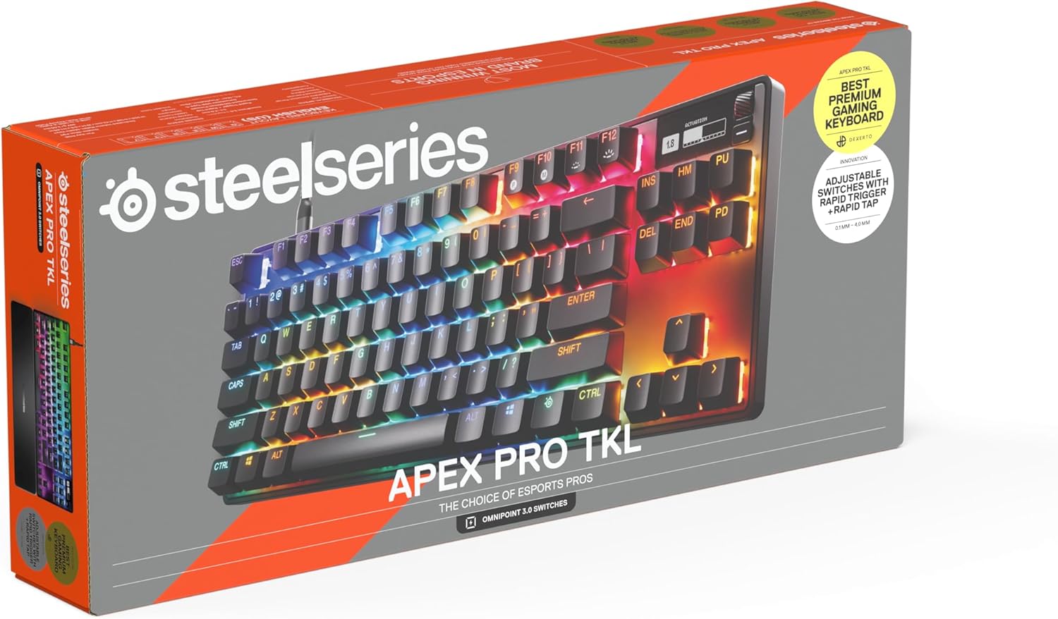 Apex Pro TKL 日本語配列 美品 SteelSeries Apex Pro TKL Gen 3 テンキーレス ゲーミングキーボード