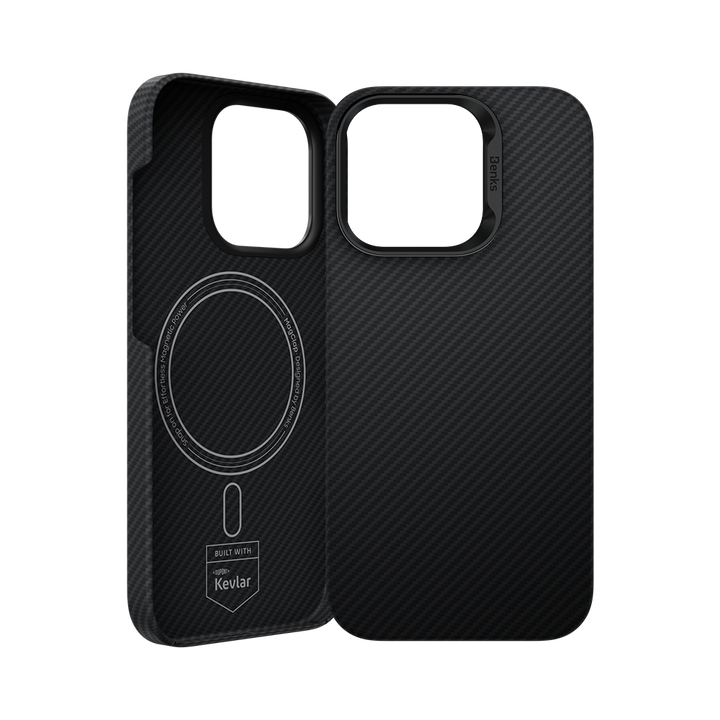 Benks iPhone 16 Pro/ Pro Max  対応 Montage ArmorPro Kevlar ケブラーファイバーケース デュポン社認定 MagSafe対応 スマホケース アイフォン