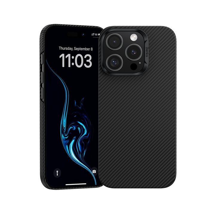 Benks iPhone 16 Pro/ Pro Max  対応 Montage ArmorPro Kevlar ケブラーファイバーケース デュポン社認定 MagSafe対応 スマホケース アイフォン