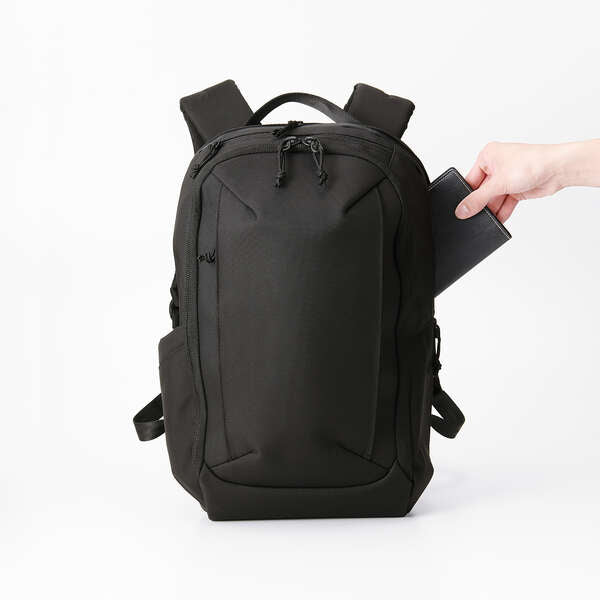 エレコム バックパック MNL CITY PACK CORDURA Ballistic 15.6inch 21L ブラック リュック ビジネス 出張 旅行 BM-MNLBP02BK
