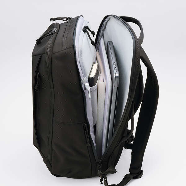 エレコム バックパック MNL CITY PACK CORDURA Ballistic 15.6inch 21L ブラック リュック ビジネス 出張 旅行 BM-MNLBP02BK