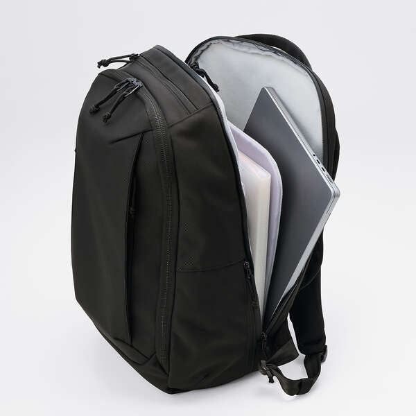エレコム バックパック MNL CITY PACK CORDURA Ballistic 15.6inch 21L ブラック リュック ビジネス 出張 旅行 BM-MNLBP02BK