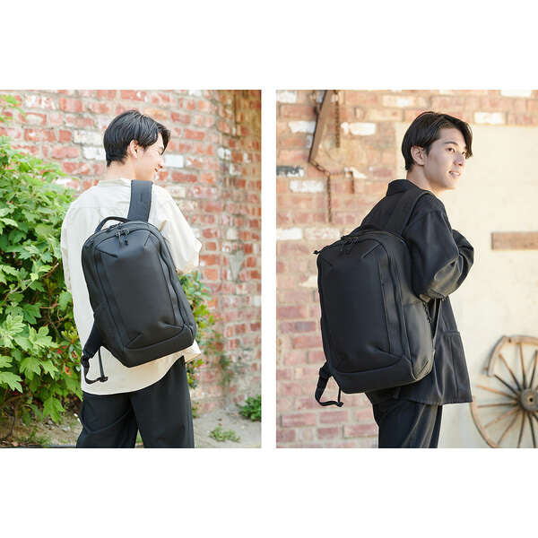 エレコム バックパック MNL CITY PACK CORDURA Ballistic 15.6inch 21L ブラック リュック ビジネス 出張 旅行 BM-MNLBP02BK