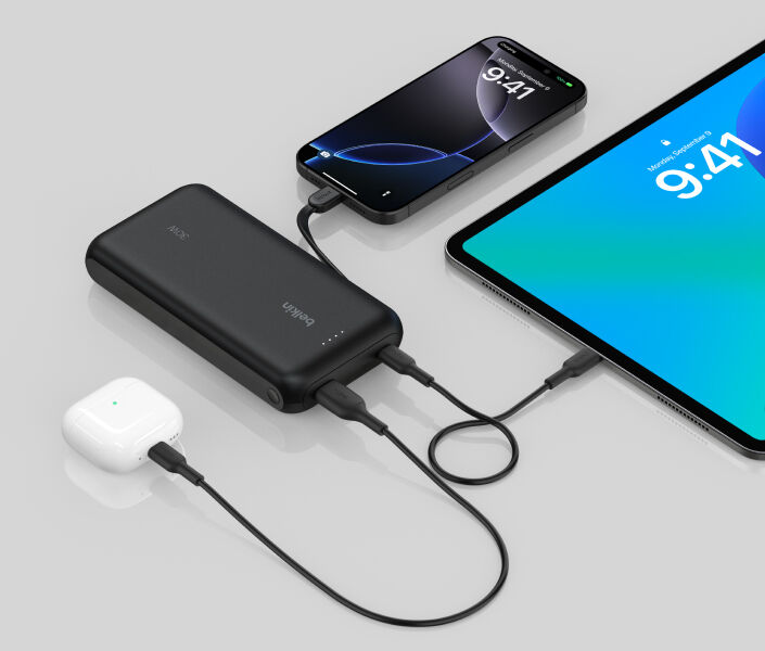 BELKIN BoostCharge 30W Power Bank 20000mAh ケーブル内蔵