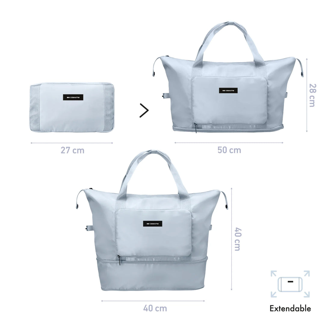 Case & Me Smart Bag 折りたたみバッグ 撥水加工 トートバッグ トラベルバッグ キャリーオンバッグ エコバッグ