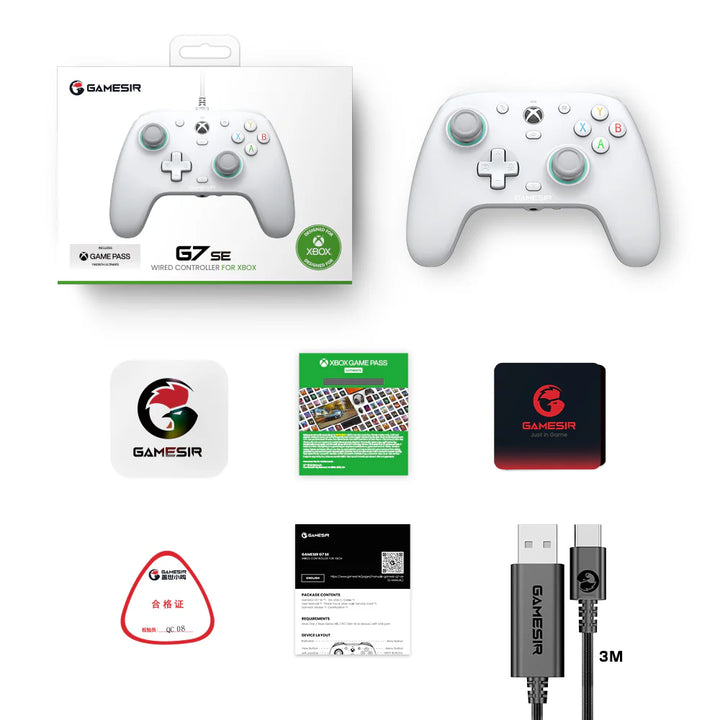 GameSir G7 SE Xboxライセンス品 Xbox Windows PC用 ホール効果センサー付 有線コントローラー