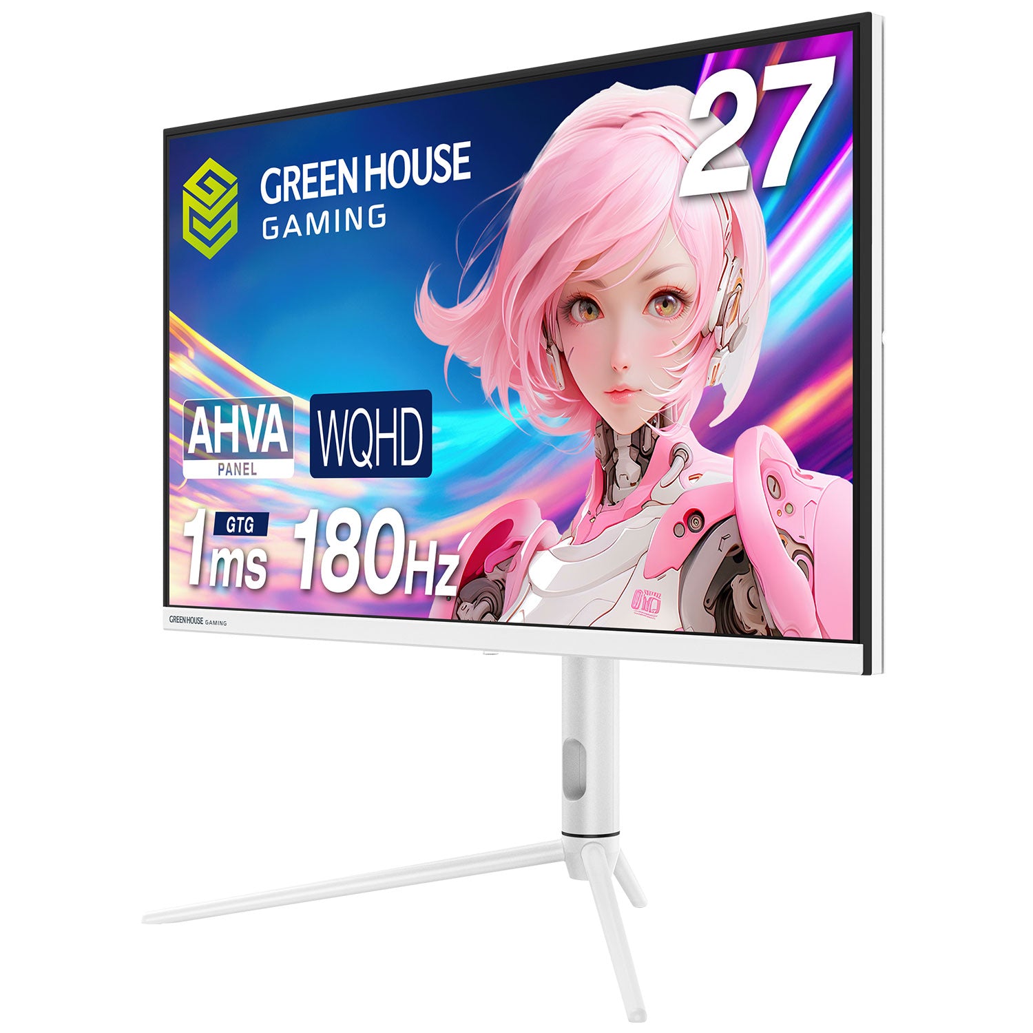 グリーンハウス ゲーミングモニター 27インチ WQHD 165Hz 27型WQHD ゲーミング ディスプレイ GREENHOUSE モニター 【公式通販】