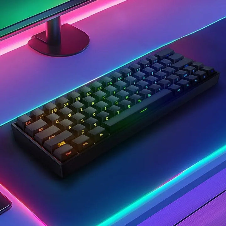 IROK ND63 Pro 英語配列 有線 HE ラピッドトリガー対応 テンキーレス 63キー ゲーミングキーボード