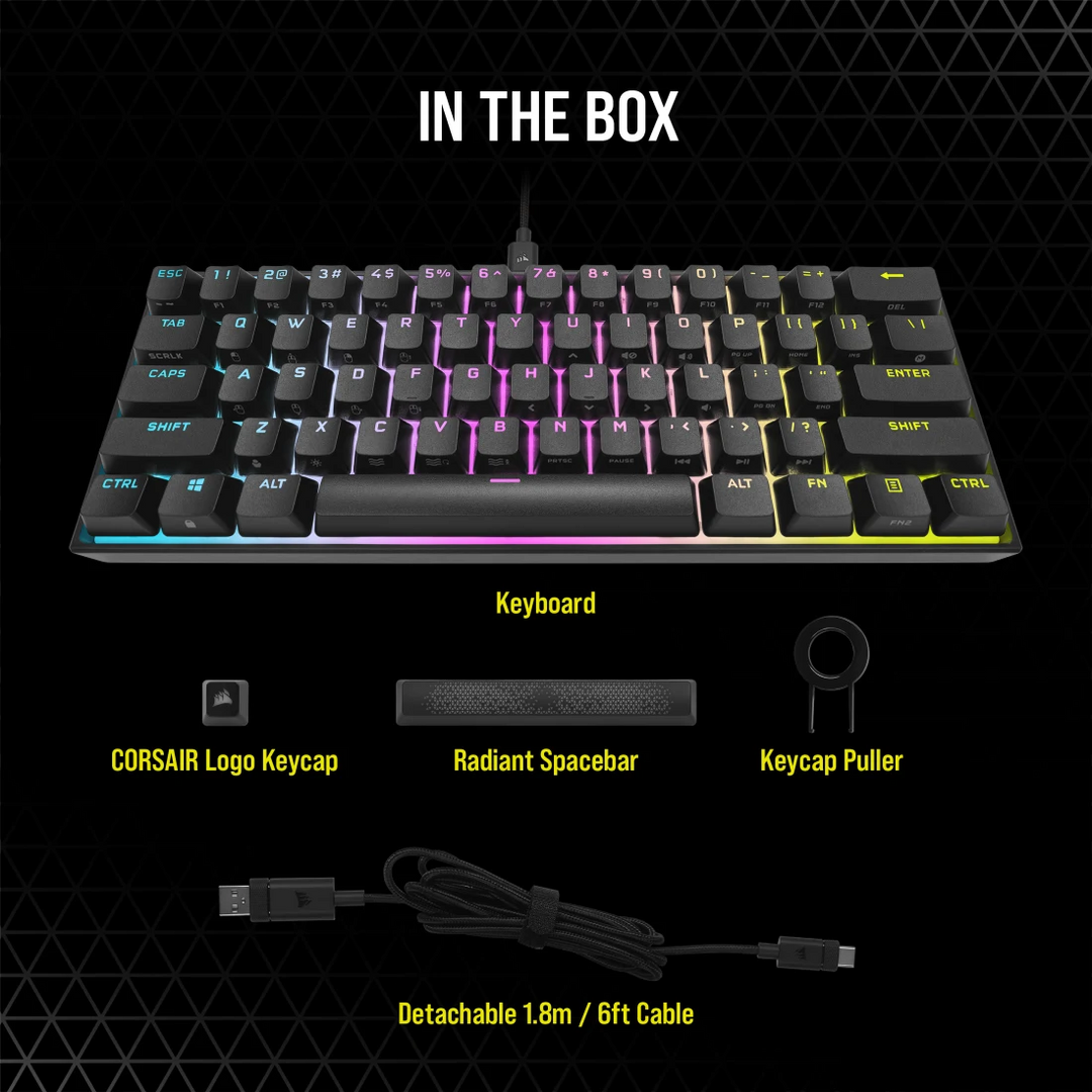 Corsair K65 RGB MINI 日本語配列(かな無し) テンキーレス CHERRY MX Corsair K65 RGB MINI 日本語配列(かな無し) テンキーレス CHERRY MX