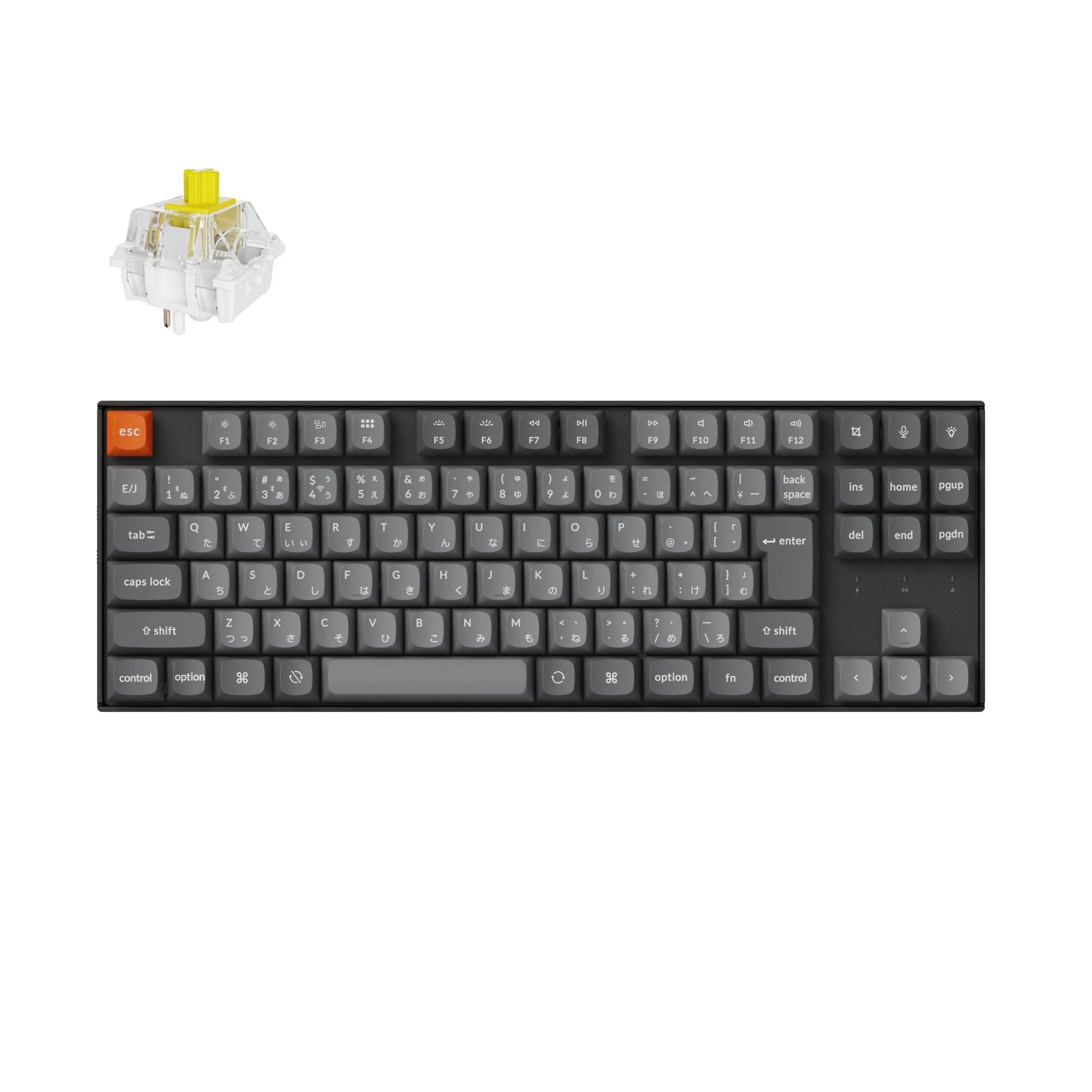 Keychron（キークロン） K8 Bluetoothキーボード Keychron K8 Pro QMK/VIA ワイヤレス メカニカル キーボード（US