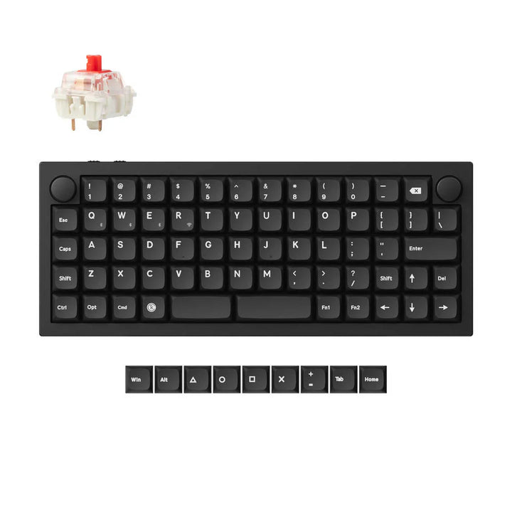 Keychron Q15 Max  ワイヤレス メカニカルキーボード Mac英語配列 オーソリニア・レイアウト テンキーレス ホットスワップ対応 Gateron Jupiterスイッチ RGBライト Mac Windows対応