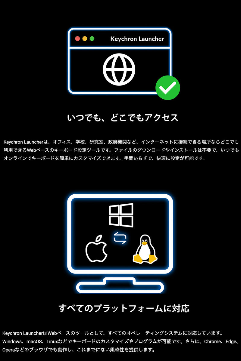 Keychron K1 Version 6 ワイヤレスカスタム・メカニカルキーボード | 英語配列 | Keychron ロープロファイルMX 2.0