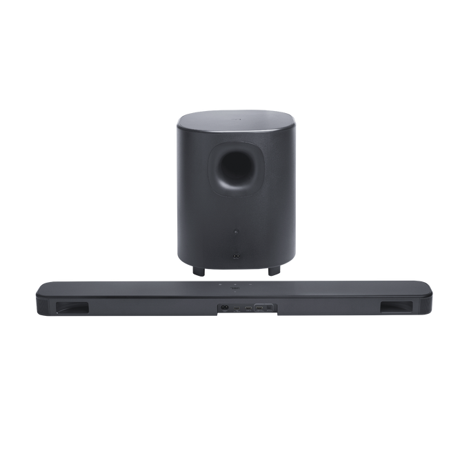 JBL BAR500MK2 Dolby Atmos 5.1ch サウンドバーシステム サブウーファー付属 ブラック | MultiBeam 3.0 | Wi-Fiストリーミング | Bluetooth接続対応