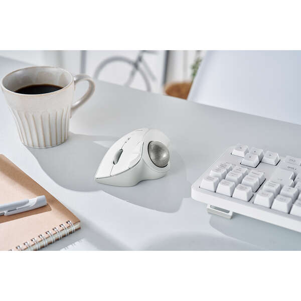 エレコム トラックボール マウス IST Bluetooth 5.3 5ボタン ベアリングユニット エルゴノミクス