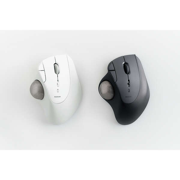 エレコム トラックボール マウス IST Bluetooth 5.3 5ボタン ベアリングユニット エルゴノミクス