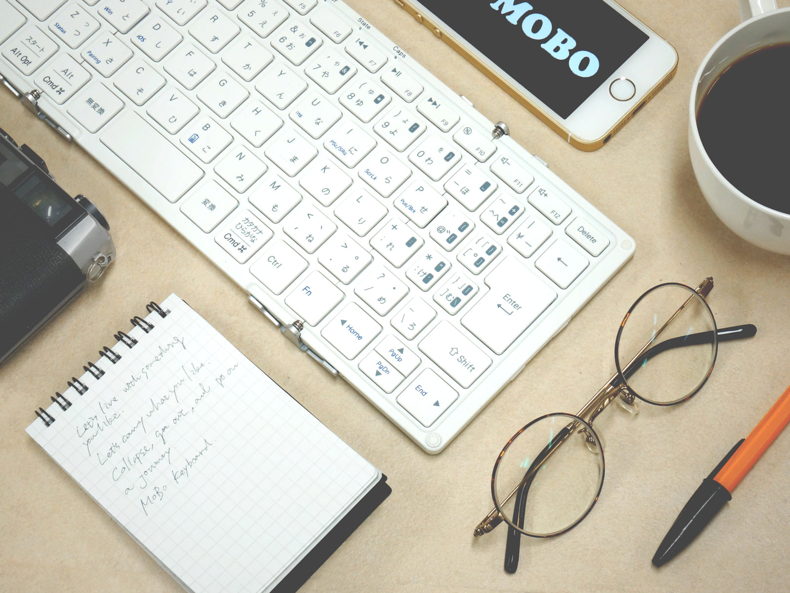 MOBO Keyboard 2 Bluetooth 日本語配列 MOBO Keyboard2 一択では？日本語配列の折りたたみキーボードの