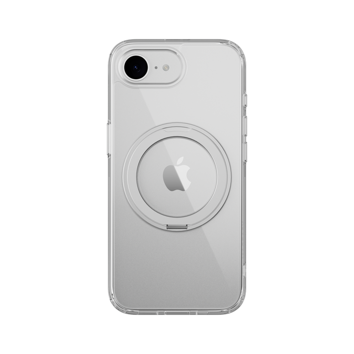 MagEasy  iPhone 16e 2025年モデル MagStand 360 M MagSefe対応スタンド付き 耐衝撃ケース Transparent スマホケース アイフォン