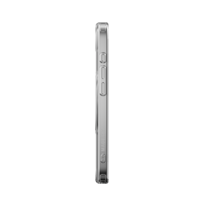 MagEasy  iPhone 16e 2025年モデル MagStand 360 M MagSefe対応スタンド付き 耐衝撃ケース Transparent スマホケース アイフォン