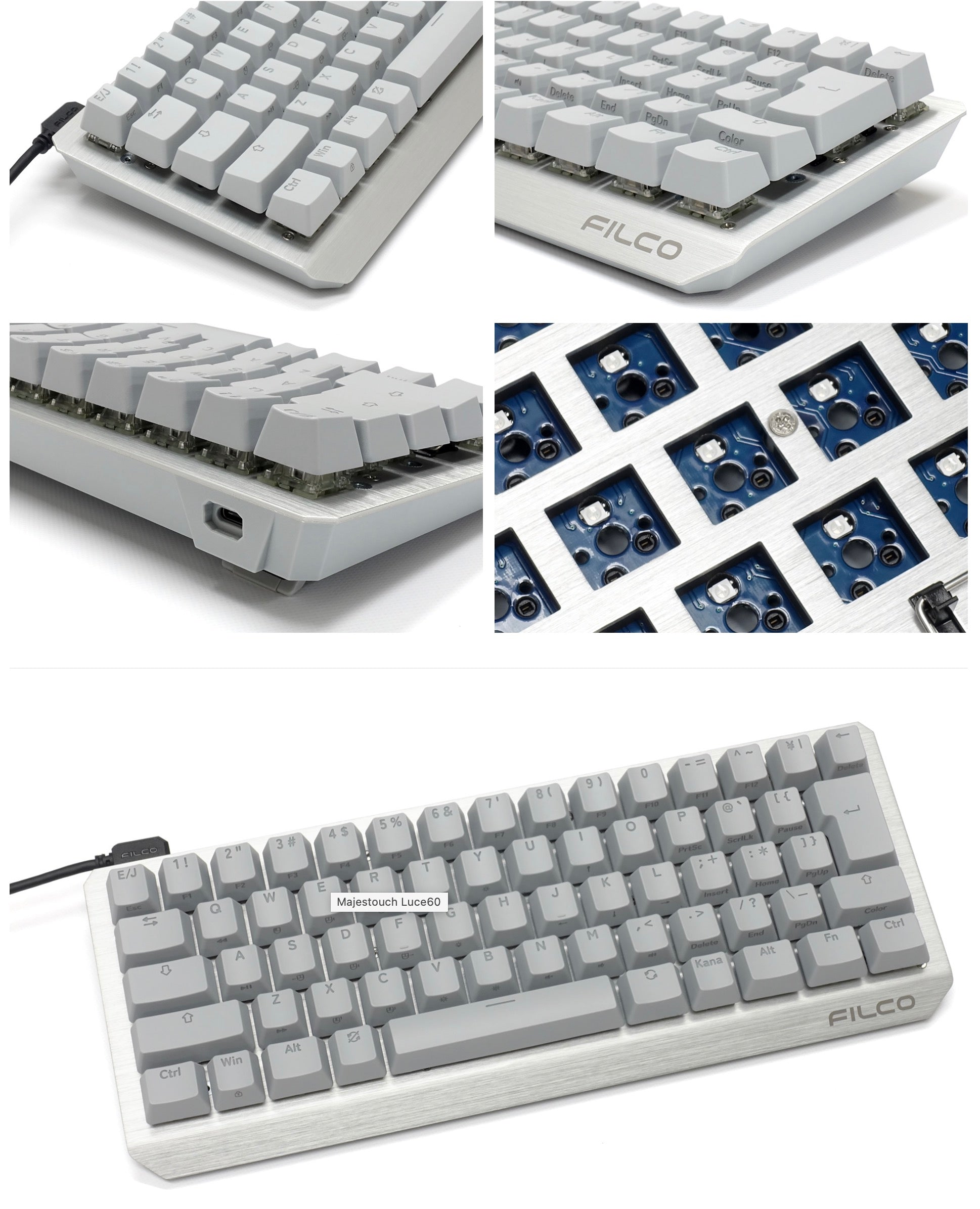 FILCO Majestouch Luce60 日本語配列 SwitchLess FILCO Majestouch LUCE60 日本語配列かななし 有線 CHERRY MX2A
