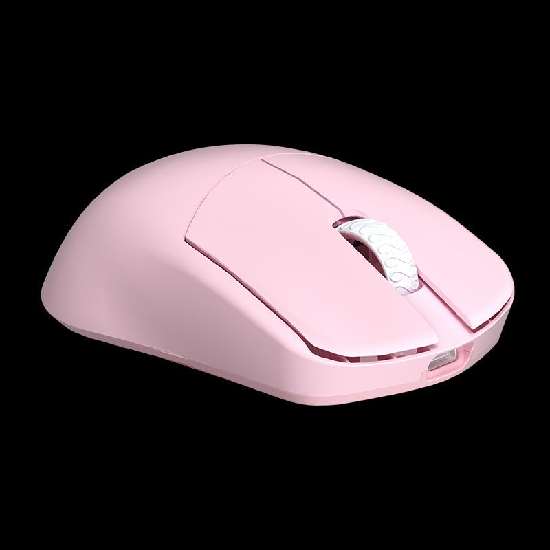 LAMZU Maya X 8Kレシーバー付属 超軽量 約47g ワイヤレスゲーミングマウス Light Pink  8000Hz ポーリングレートに対応 Pixart PMW3950 ARM Cortex-M4