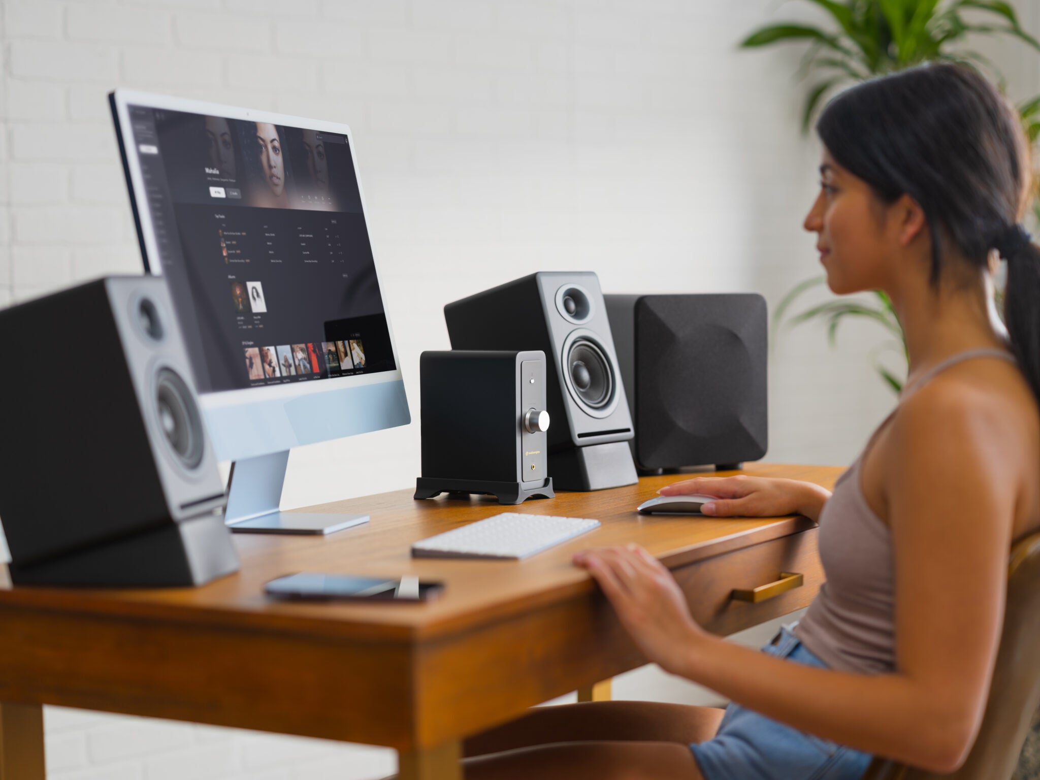 Audioengine N22 (Gen 2)プレミアムデスクトップアンプ with Bluetooth