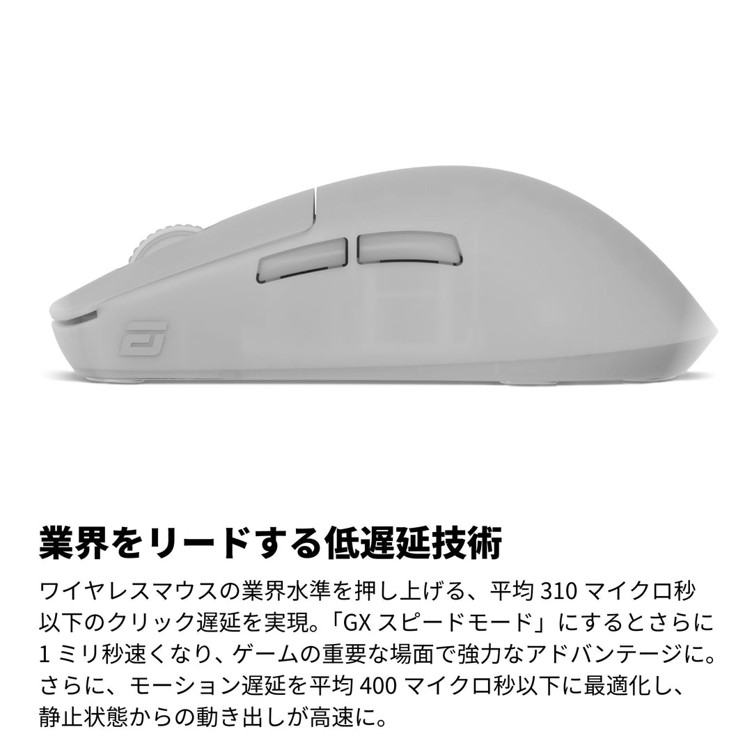 ENDGAME GEAR OP1w 4K ワイヤレスゲーミングマウス 4Kドングル付属 Kailh GX スイッチ PixArt PAW3395センサー