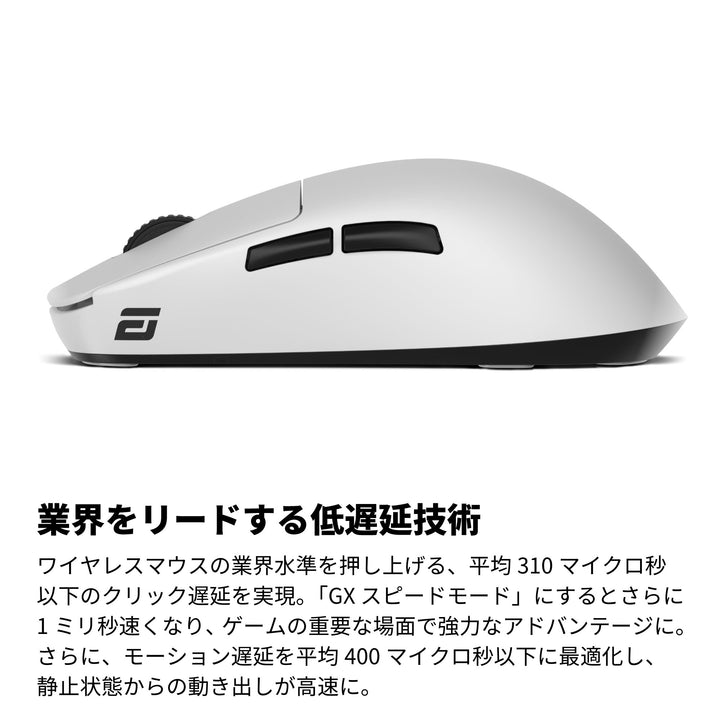 ENDGAME GEAR OP1w 4K ワイヤレスゲーミングマウス 4Kドングル付属 Kailh GX スイッチ PixArt PAW3395センサー