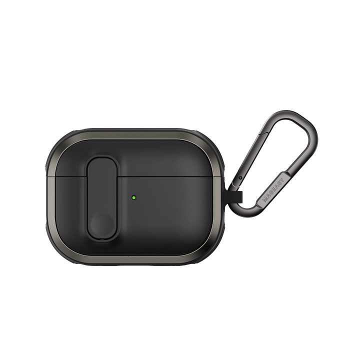 MagEasy AirPods Pro 第 2 / 1世代 ストラップ & カラビナ付き耐衝撃ケース Odyssey with Wrist Strap