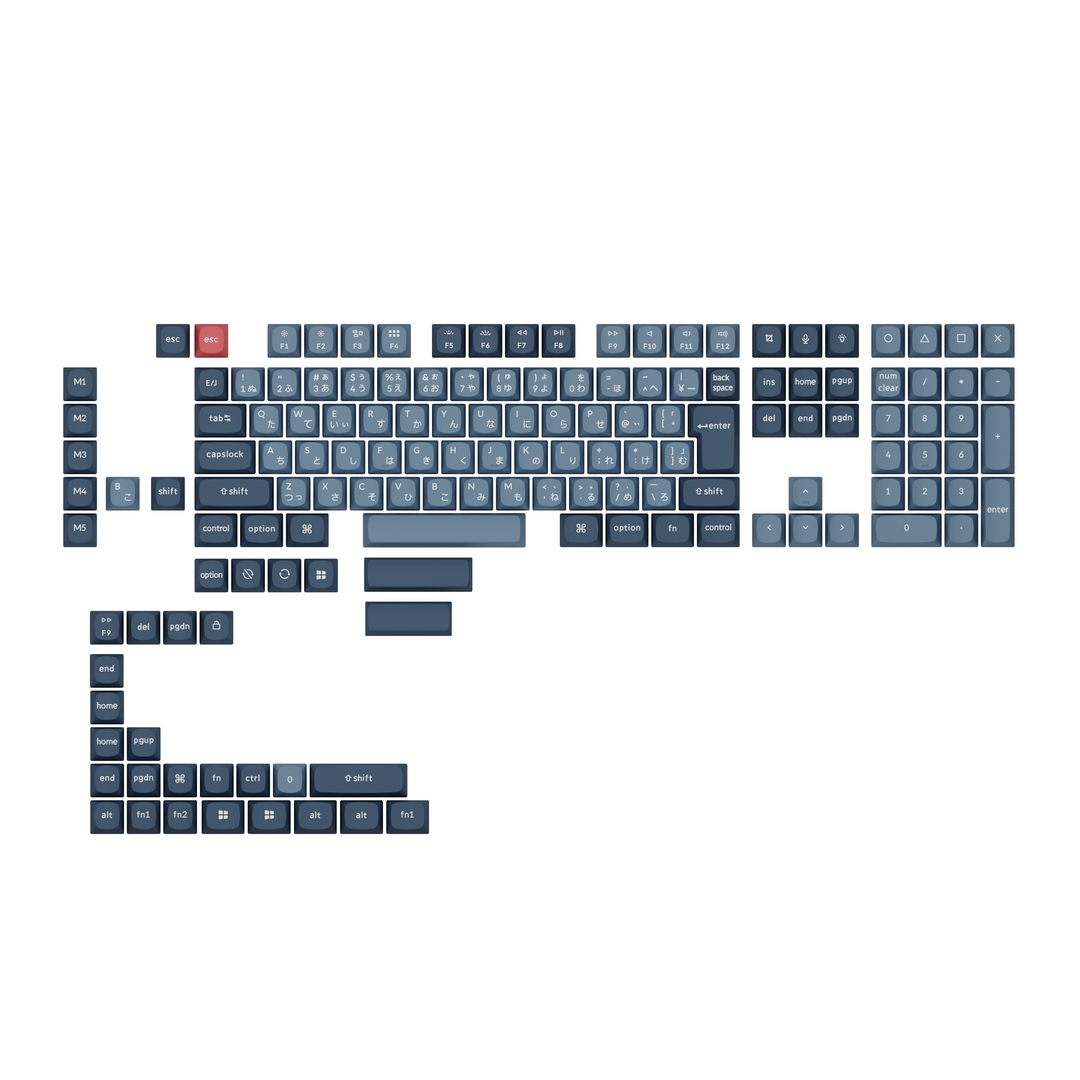 Keychron Keychron JISレイアウト用 Double Shot PBT OSAキーキャップ Keychron Keychron JISレイアウト用 Double Shot PBT OSAキーキャップ