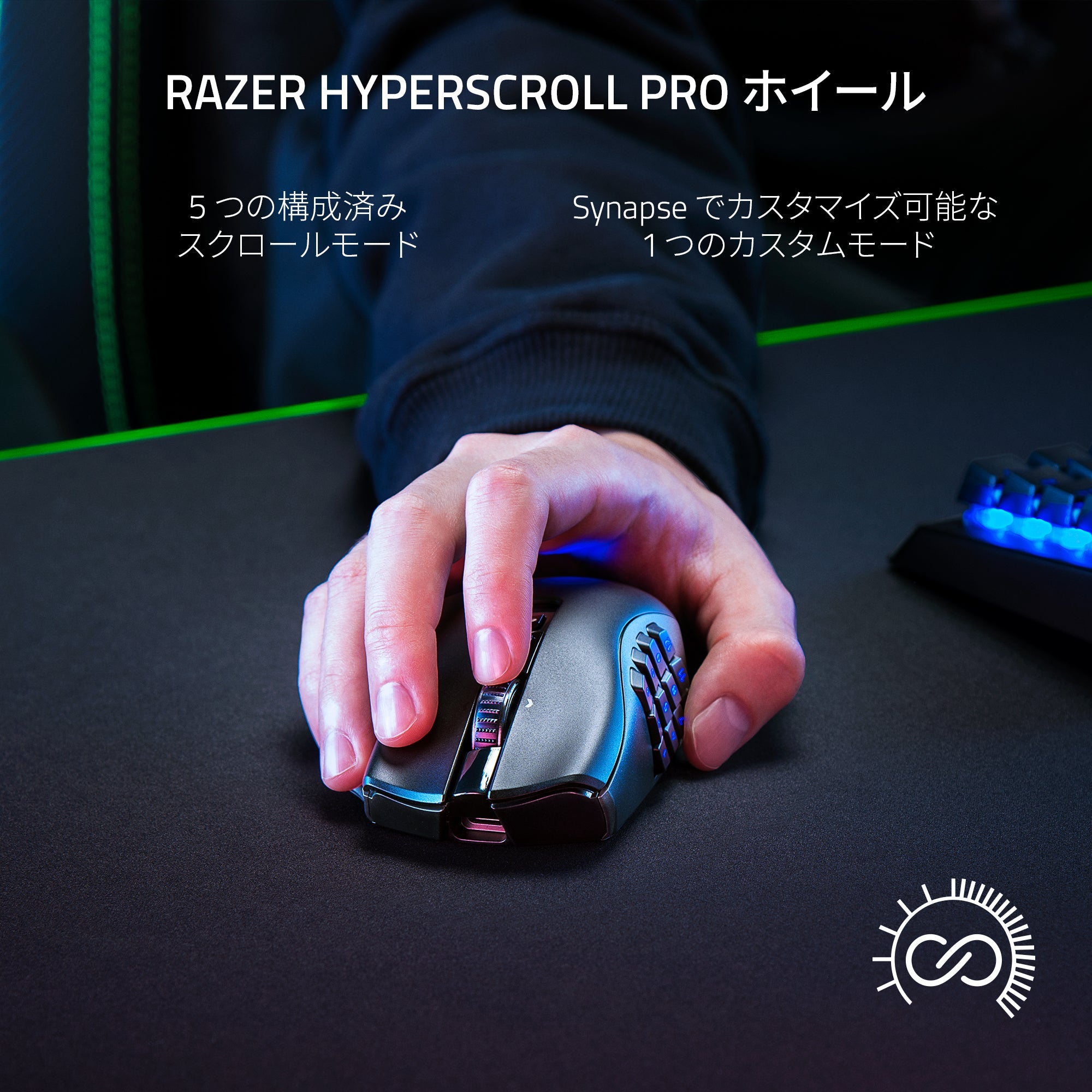 Razer Naga V2 Pro 2ボタン / 6ボタン / 12ボタン サイド