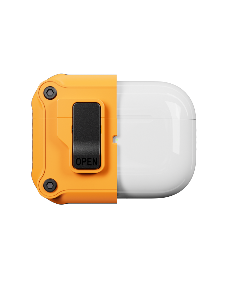 SwitchEasy AirPods Pro 第 2 / 1世代 Rugged Shield カラビナ付き 耐衝撃ケース