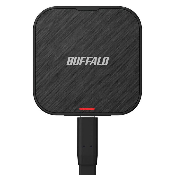 BUFFALO USB 3.2 (Gen 2) Type-C iPhone 16 / 15シリーズ対応 MagSafeマグネット対応 ポータブルSSD ProRes録画対応