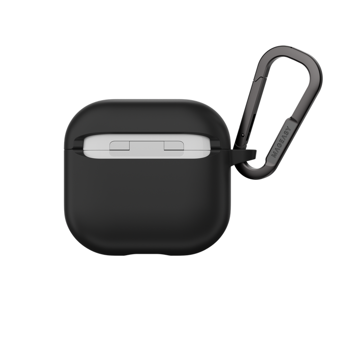 MagEasy AirPods SKIN カラビナ付き耐衝撃ケース AirPods Pro 第 2 / 1世代/ AirPods 4 対応