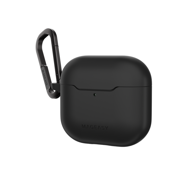 MagEasy AirPods SKIN カラビナ付き耐衝撃ケース AirPods Pro 第 2 / 1世代/ AirPods 4 対応
