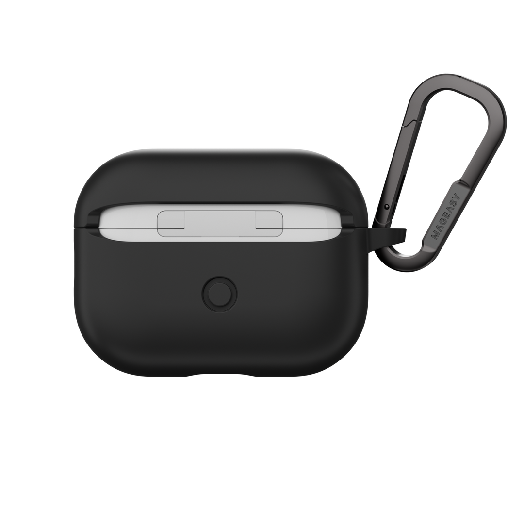 MagEasy AirPods SKIN カラビナ付き耐衝撃ケース AirPods Pro 第 2 / 1世代/ AirPods 4 対応