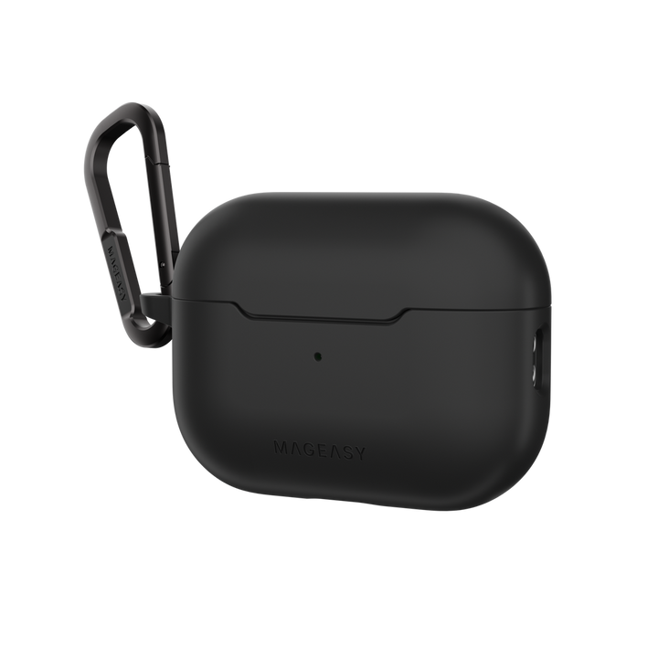 MagEasy AirPods SKIN カラビナ付き耐衝撃ケース AirPods Pro 第 2 / 1世代/ AirPods 4 対応