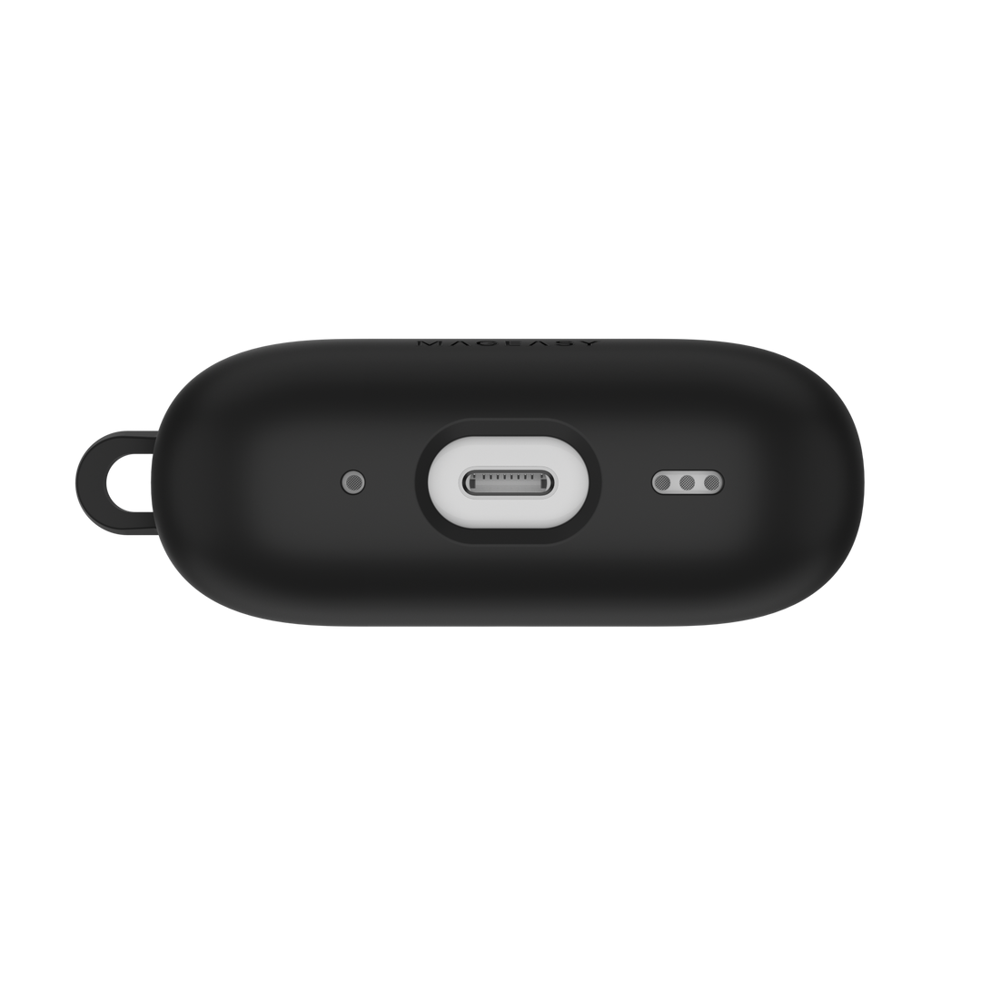 MagEasy AirPods SKIN カラビナ付き耐衝撃ケース AirPods Pro 第 2 / 1世代/ AirPods 4 対応