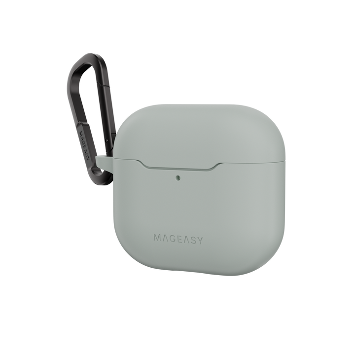 MagEasy AirPods SKIN カラビナ付き耐衝撃ケース AirPods Pro 第 2 / 1世代/ AirPods 4 対応