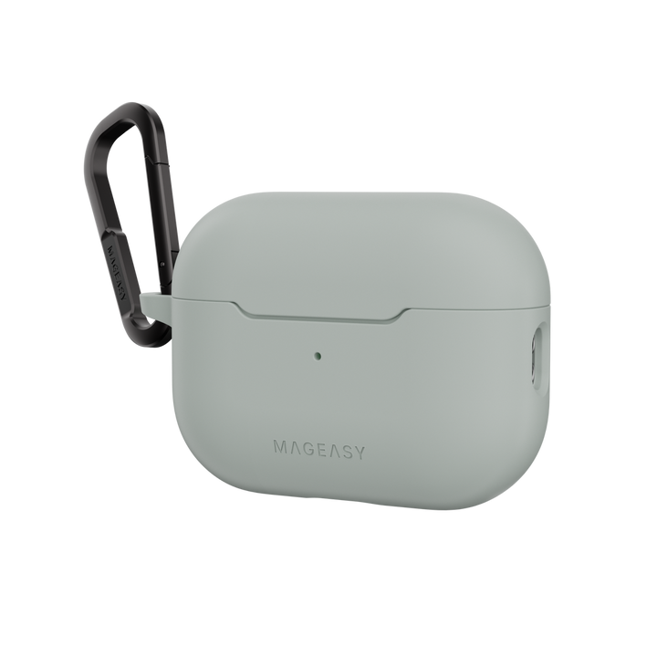MagEasy AirPods SKIN カラビナ付き耐衝撃ケース AirPods Pro 第 2 / 1世代/ AirPods 4 対応