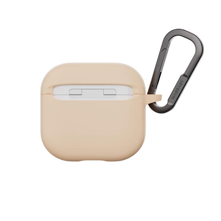 MagEasy AirPods SKIN カラビナ付き耐衝撃ケース AirPods Pro 第 2 / 1世代/ AirPods 4 対応