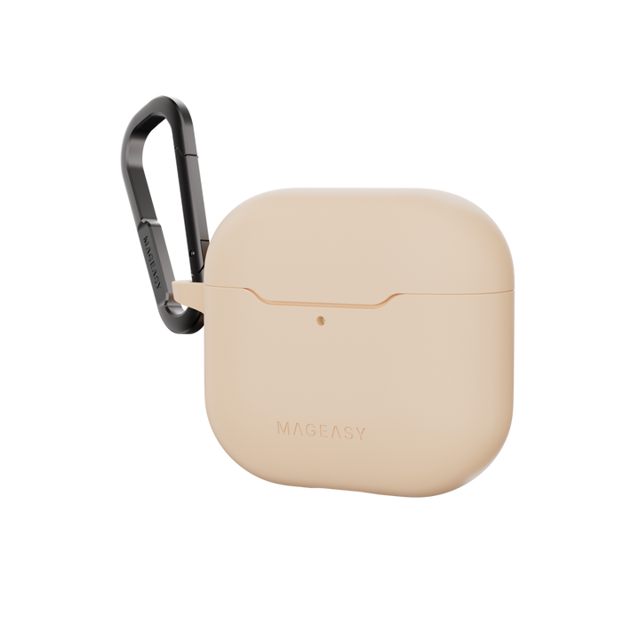 MagEasy AirPods SKIN カラビナ付き耐衝撃ケース AirPods Pro 第 2 / 1世代/ AirPods 4 対応