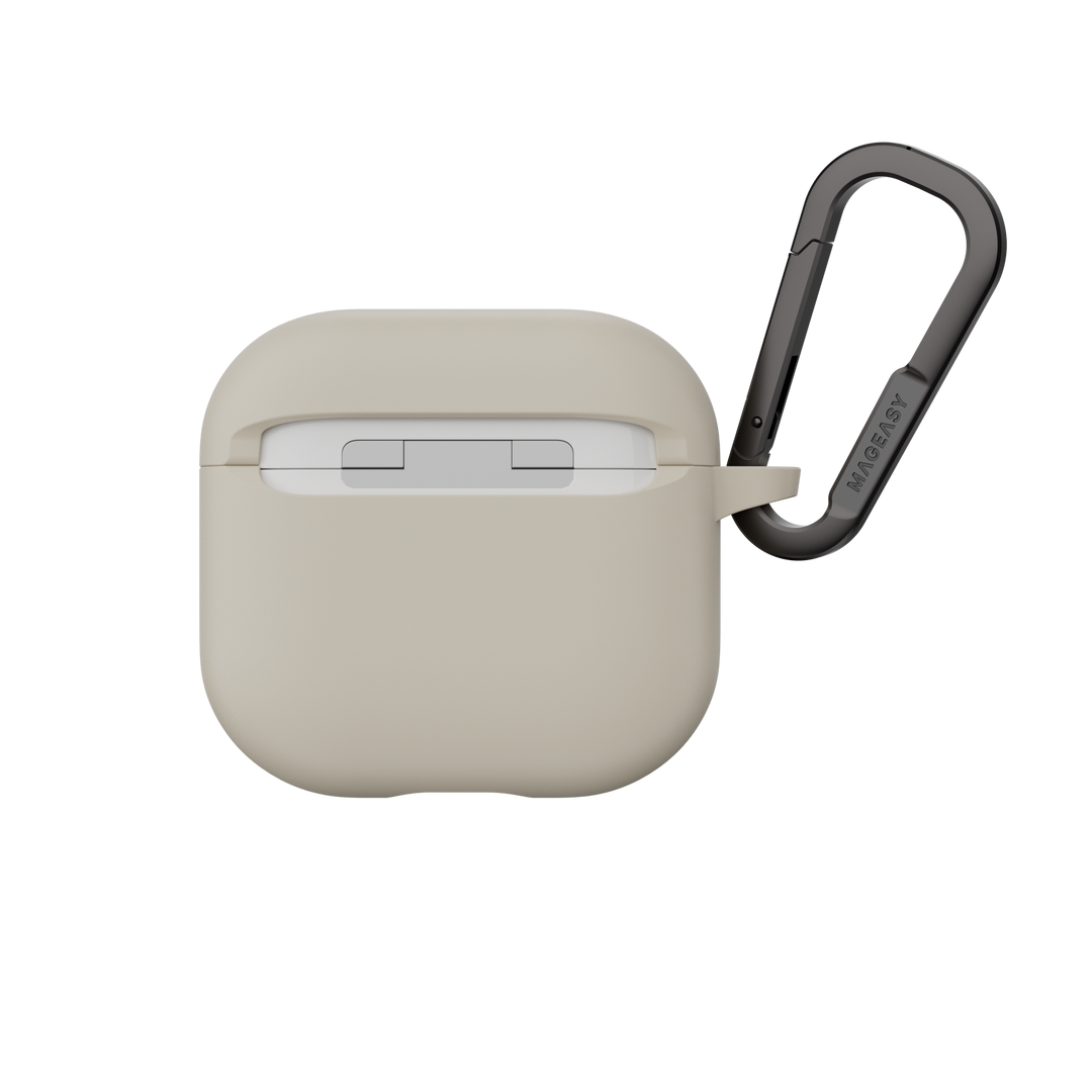 MagEasy AirPods SKIN カラビナ付き耐衝撃ケース AirPods Pro 第 2 / 1世代/ AirPods 4 対応