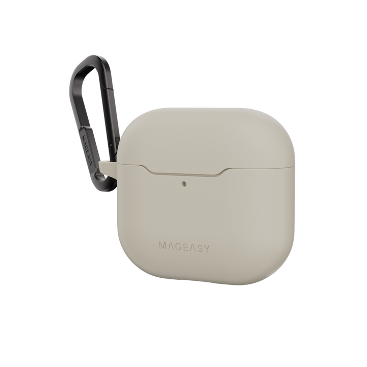 MagEasy AirPods SKIN カラビナ付き耐衝撃ケース AirPods Pro 第 2 / 1世代/ AirPods 4 対応