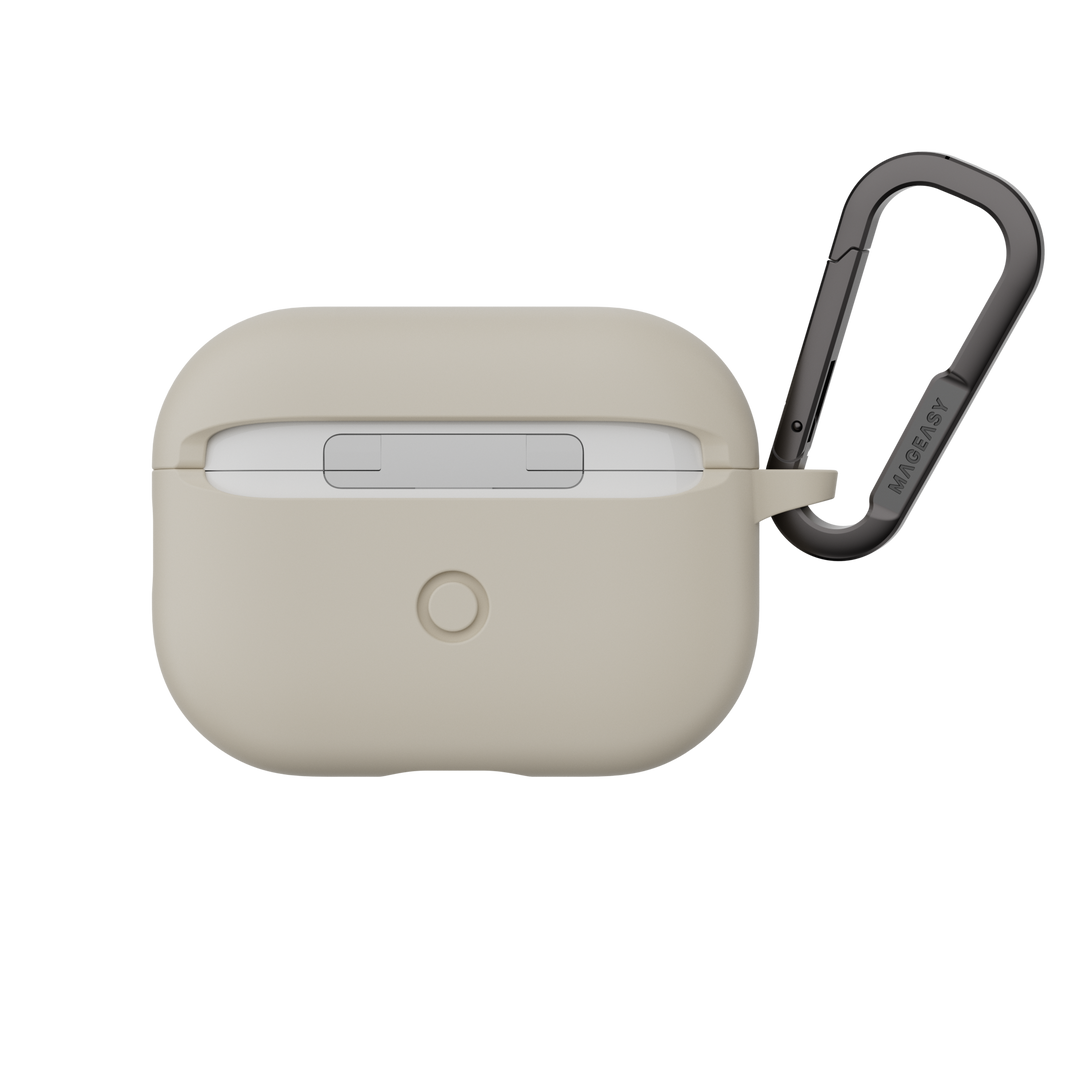 MagEasy AirPods SKIN カラビナ付き耐衝撃ケース AirPods Pro 第 2 / 1世代/ AirPods 4 対応