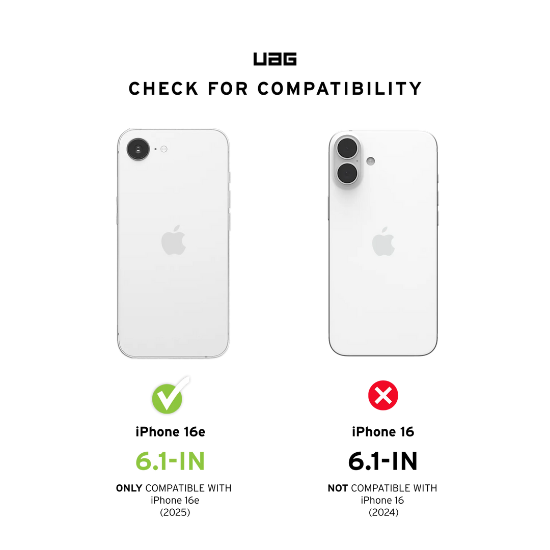 UAG iPhone 16e ESSENTIAL ARMOR (エッセンシャルアーマー) マグネット対応 アイフォン