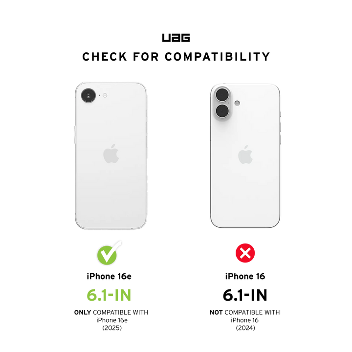 UAG iPhone 16e ESSENTIAL ARMOR (エッセンシャルアーマー) マグネット対応 アイフォン