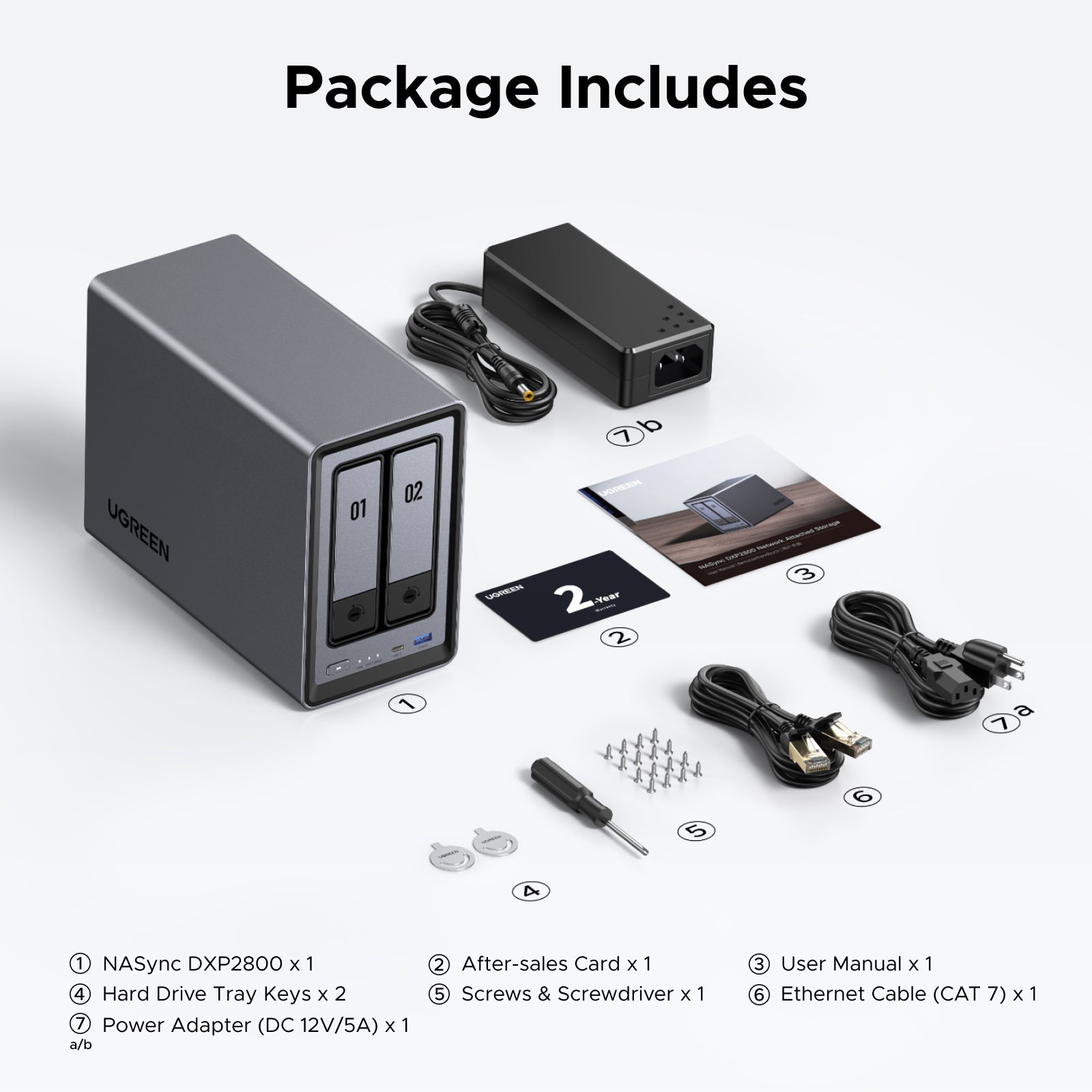 NAS 2ベイ USBポート付き開けただけ UGREEN NASync DXP2800 2+2ベイ NAS ストレージケース – kitcut
