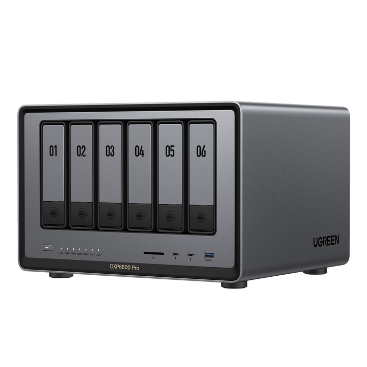 UGREEN NASync DXP6800 Pro 6+2ベイ NAS ストレージケース