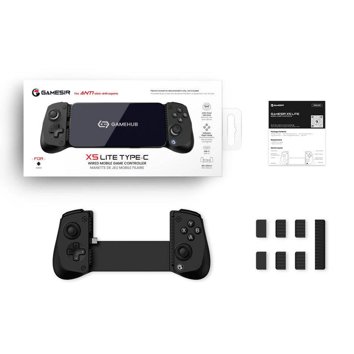 GameSir X5 Lite モバイルゲーミングコントローラー Android / iPhone 16 / 15 シリーズ  iPad mini 有線 Type-C接続